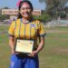 Mayte López recibe reconocimiento en su despedida