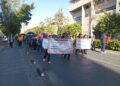 Marchan trabajadores del Hospital Central, denuncian falta de insumos y medicamentos