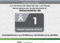 Nueva defunción por Covid-19 en SLP