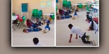 VIDEO| Maestro calmó a sus alumnos en medio de una balacera en Chiapas