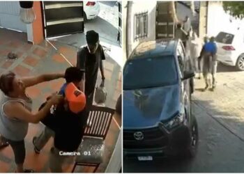 VIDEOS| Denuncian a sujeto por sustraer violentamente a su hijo en Valle Dorado