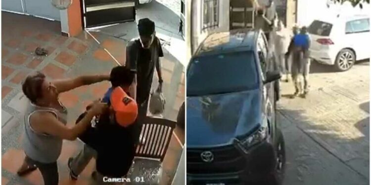 VIDEOS| Denuncian a sujeto por sustraer violentamente a su hijo en Valle Dorado