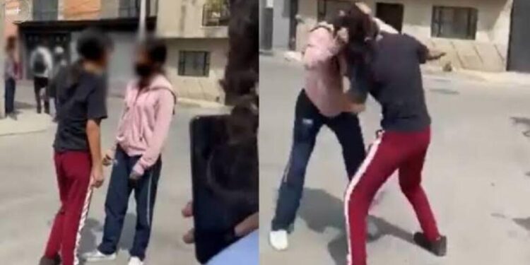 VIDEO: Exhiben pelea de alumnas en Celaya, apoyada por adultas