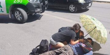 Jóven es atropellado por un motociclista en La Virgen