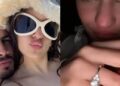 Rosalía y Rauw Alejandro anuncian su compromiso en el video musical de ‘Beso’