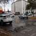Rompen drenaje en la avenida Himno Nacional