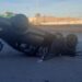 Automovilista pierde el control y vuelca en el bulevar San Luis