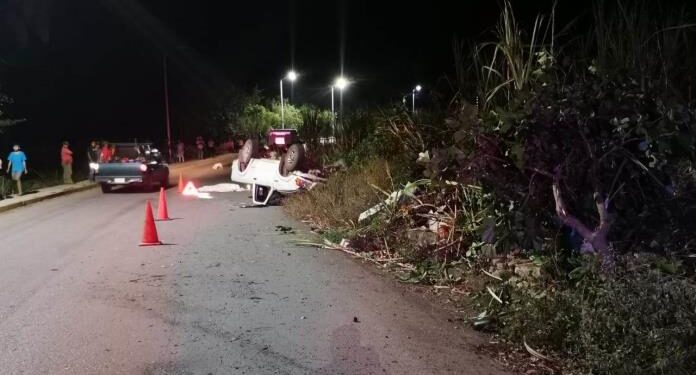 Muere una joven de 18 años en un accidente carretero ocasionado por su novio en Tamasopo
