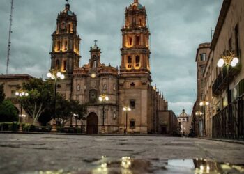 Martes lluvioso en la capital potosina