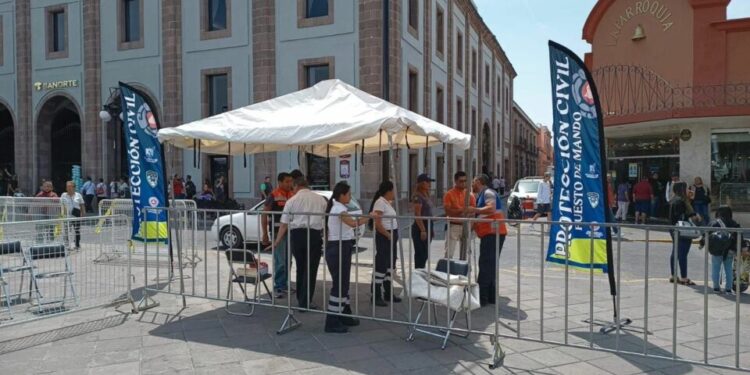 Protección Civil Municipal brinda atención continua al público del Festival San Luis en Primavera