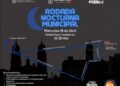 Este miércoles 19 de abril se realizará la II Rodada Municipal Nocturna
