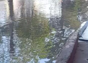 VIDEOS: Por fuga de aguas negras vecinos de la Morales Saucito planean tomar la Avenida