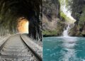 Canoas y Puente de Dios, la ruta sobre las vías del tren y pozas azules en la Huasteca potosina