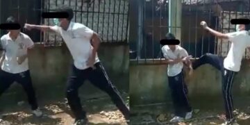 VIDEO: Estudiante que practica Jiu-Jitsu da golpiza a un compañero de secundaria en Chiapas