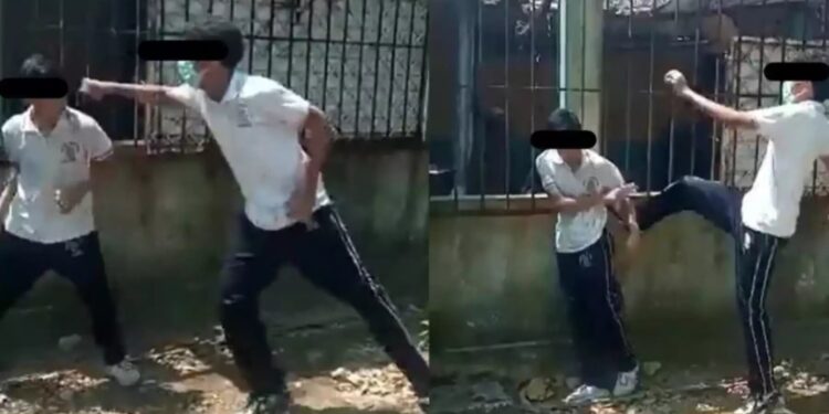 VIDEO: Estudiante que practica Jiu-Jitsu da golpiza a un compañero de secundaria en Chiapas