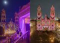 FOTOS: La Catedral Metropolitana de SLP se viste de colores en la Fiesta de Luz 2023