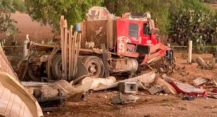 Jornalero muere aplastado por pesado tráiler