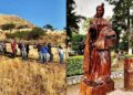 Comienzan la instalación de las letras monumentales en Santa María del Río