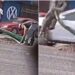 VIDEO: Sujeto intenta robar cables de luz y sale volando sobre carretera a Rioverde