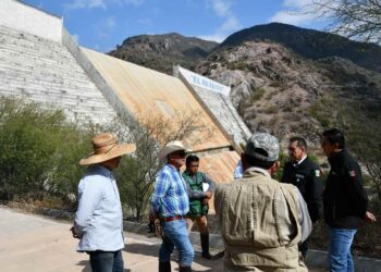 “Parcharán” la cortina de la presa El Realito