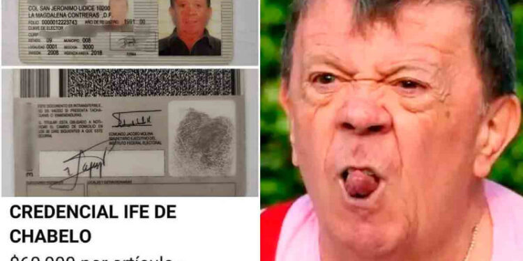 Venden credencial de elector de Chabelo en redes sociales; este es su precio
