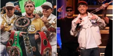 VIDEO: ¿Peso Pluma cantará el Himno Nacional en la pelea del Canelo vs Ryder? Esto sabemos