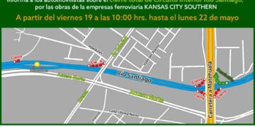 Cerrarán el Río Santiago del viernes 19 al 22 de mayo por maniobras