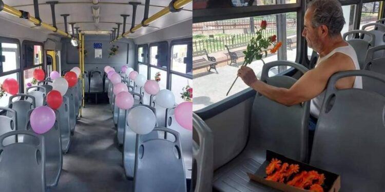 ¡Mamás gratis!, Chofer de trasporte público regala pasaje y flores a madres potosinas