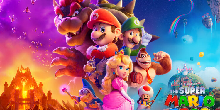 Super Mario Bros se convierte en la cuarta película animada más taquillera de la historia