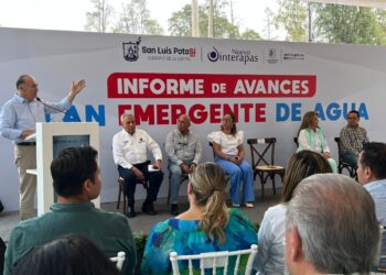 Presentan Informe de Avances del Plan Emergente de Agua