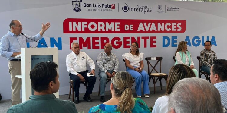 Presentan Informe de Avances del Plan Emergente de Agua