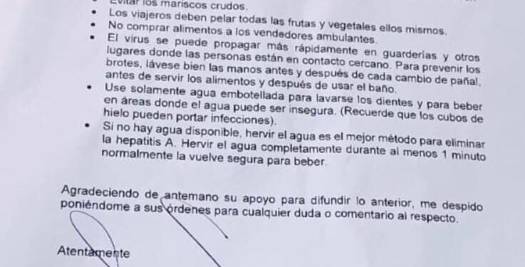 Advierten por incremento de casos de hepátitis A