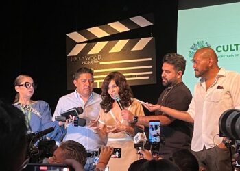 Dan el “claquetazo” para iniciar la filmación de la película de Lupe Vélez