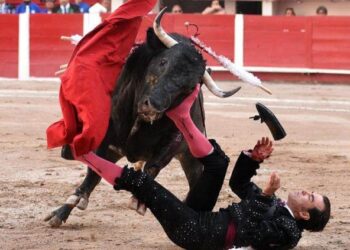 VIDEOS: Adame y El Cejas sufren cornadas en la Feria de San Marcos