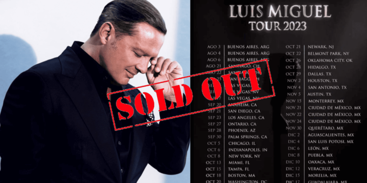 Concierto de Luis Miguel logró sold out en San Luis Potosí