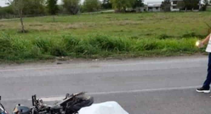 Motociclista choca contra tráiler y fallece