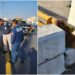 Rescatan a perrito atrapado en carriles centrales de Salvador Nava en la capital potosina