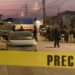 Balacera en Los Silos; deja al menos cuatro heridos, dos viviendas rafagueadas y una patrulla dañada