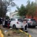 Aparatoso choque en Zenón Fernández