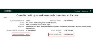 Recortan presupuesto para la reparación de a El Realito