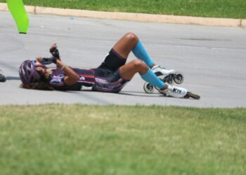 Carreras de patinaje en los Nacionales CONADE con total inseguridad