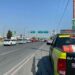 Protestan taxistas en la Carretera 57