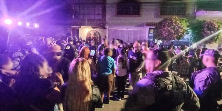 SSPC suspende baile clandestino en la colonia Simón Díaz