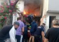 Se incendia vivienda en Unidad Habitacional Ponciano Arriaga