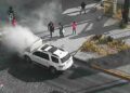 Se incendia vehículo en lateral de la 57