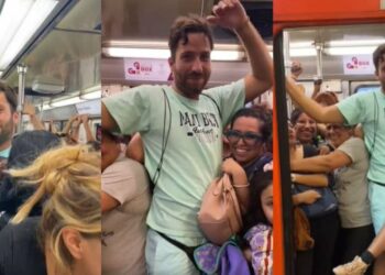 Extranjero entra a vagón exclusivo del Metro y así reaccionan las mujeres