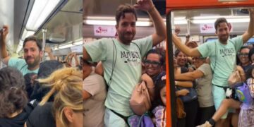 Extranjero entra a vagón exclusivo del Metro y así reaccionan las mujeres