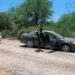 Decomisan vehículo, equipo táctico, drogas y ponchallantas