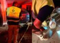 Explosión en vivienda deja dos lesionados