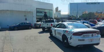 Falso reporte de robo bancario provoca movilización en Plaza Tangamanga